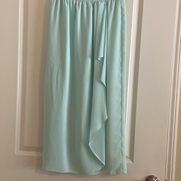 Nah Nah Collection Two Piece Teal Maxi Formal Skirt with Decorated Jacket - Picture 2 of 9